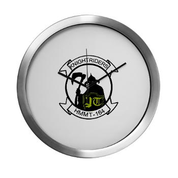 MMHTS164 - M01 - 03 - Marine Med Helicopter Tng Sqdrn 164 - Modern Wall Clock - Click Image to Close